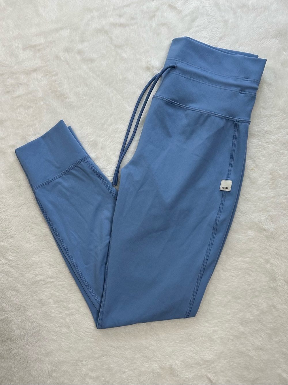 Vuori Women’s Daily Leggings Drawcord Blue Size Medium